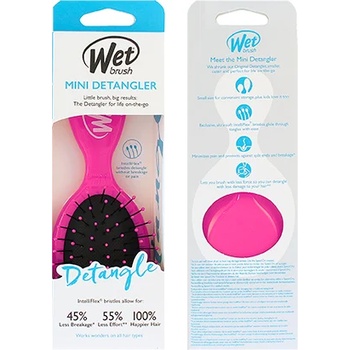 Wet Brush Mini Detangler Четка за коса Pink