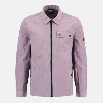 Barbour International Риза с дълъг ръкав Barbour International Men's Inline Cotton Long Sleeve Overshirt - Elderberry PU38