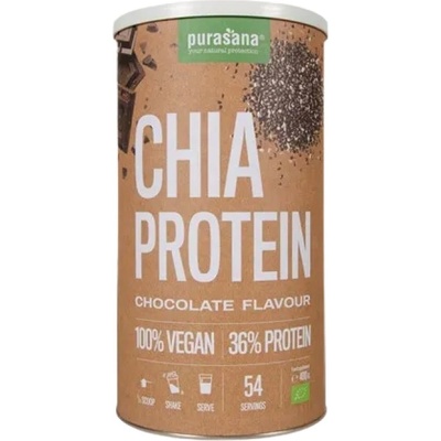 Purasana Organic Chia Protein | Cacao [400 грама] Шоколад