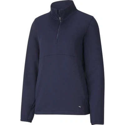 Puma dámská golfová mikina Cloudspun Quarter Zip Navy modrá