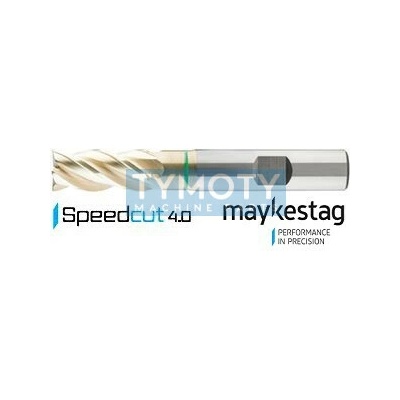 Fréza SK valcová čelná - SPEEDCUT 4.0 Uni, Z = 4, 35 ° -39 °, typ N, Weldon, MAYKESTAG, 8417010001 - 10x2