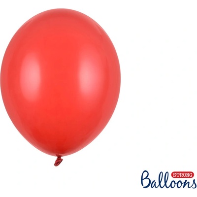 STRONG BALLOONS BALÓNKY pastelové 27 cm sv.červené