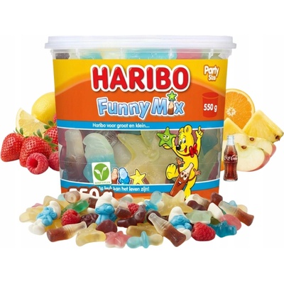 Haribo Želé Bonbony Funny Mix 550 g