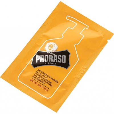 Proraso Wood and Spice šampón na fúzy 4 ml