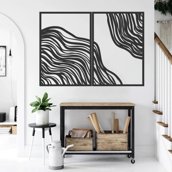 Decono Метална Декорация Wavy Set