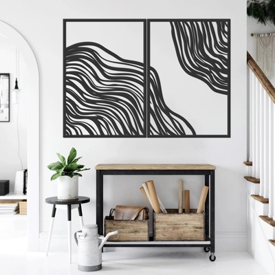 Decono Метална Декорация Wavy Set