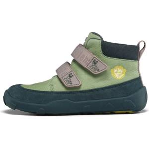 Affenzahn Детски обувки barefoot Affenzahn Kid's Übergangsschuh Leder Friendy Barefoot shoes - Caterpillar / Green / Grey - размер 32 (EU) (702-4545-0422)