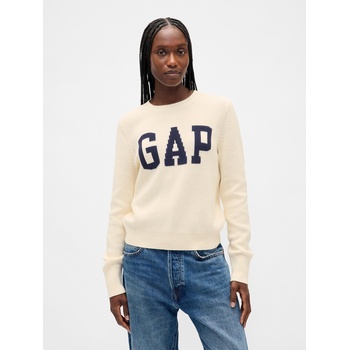 GAP Пуловер с логото на GAP GAP | Bezhov | ЖЕНИ | XS