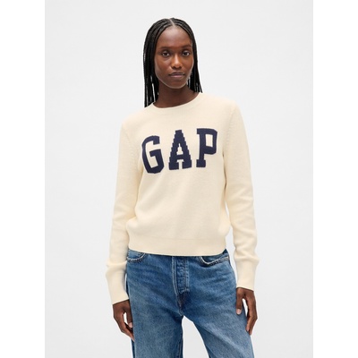GAP Пуловер с логото на GAP GAP | Bezhov | ЖЕНИ | XS