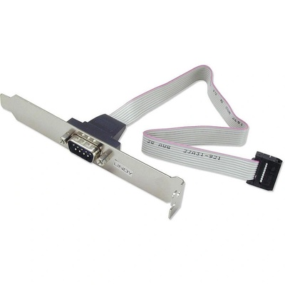 Lindy 33135 сериен кабел Сив 0, 26 м DB-9 (33135)