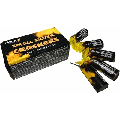 Petardy SMALL SILVER CRACKERS 10 ks