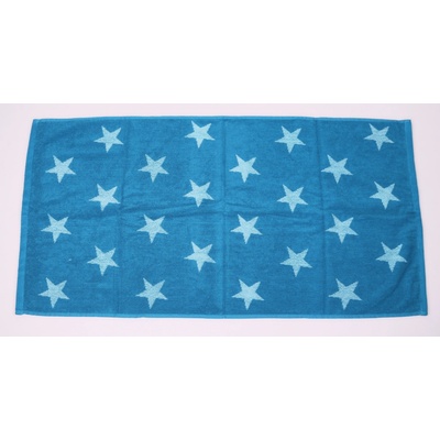 JAHU Froté ručník STARS 50 x 100 cm tyrkysová