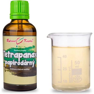 Bylinné kapky Pavlovy Tetrapanax TCM tinktrura 50 ml