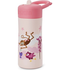 Affenzahn Детска бутилка за вода Affenzahn Kid's Edelstahl Trinkflasche Water bottle - Fabelhafte Fantasiewelt - размер 0, 43 l (533-2362-0111)