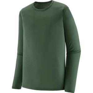 Patagonia Мъжко синтетично термобельо Patagonia Capilene Lightweight Crew Synthetic base layer - Canopy Green - размер M (014-2675-0313)