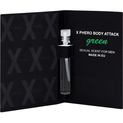 Feromóny pre mužov Body Attack Green For Men 1Ml Aurora