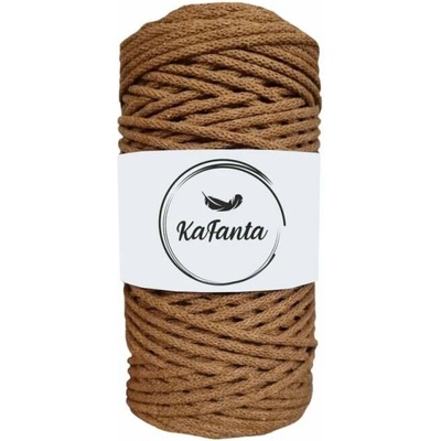 Bavlnená šnúra KaFanta 3 mm - karamelová