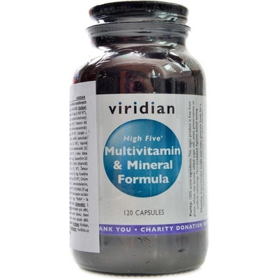 Viridian High Five Multivitamin & Mineral Formula 120 kapsúl