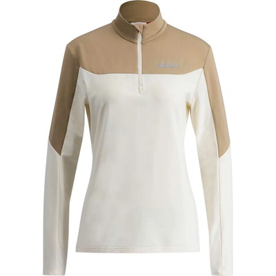Swix Infinity Light Half Zip W biela béžová strieborná
