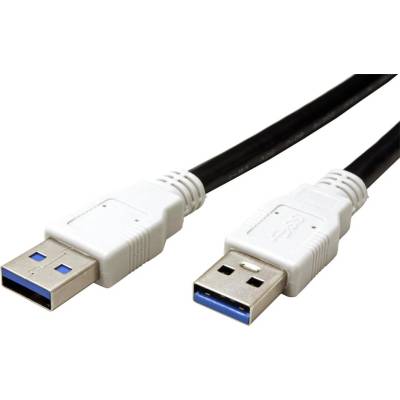 Bachmann 918.176 USB3.0 A(M) - USB3.0 A(M), 1:1, 1m, černý