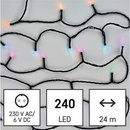 EMOS Lighting GoSmart LED vianočná reťaz 24 m vonkajšia aj vnútorná RGB programy časovač wifi