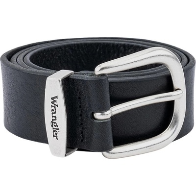 Wrangler Easy belt kožený opasek černý 112352691 – Zboží Mobilmania