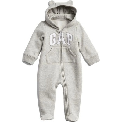 Baby overal GAP Logo v u bear Šedá – Zboží Dáma