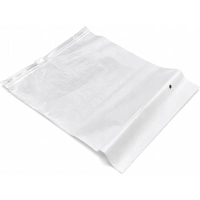Polyetylénové vrecká so strunovým uzáverom "SLIDER", biele matné, 16x20 cm, 10 ks