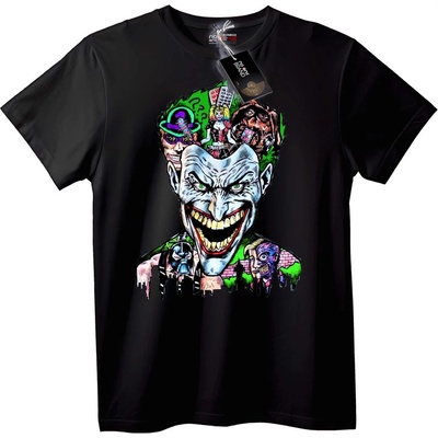 NOONEBRAND Тениска Joker & Batman Villains - XS, White