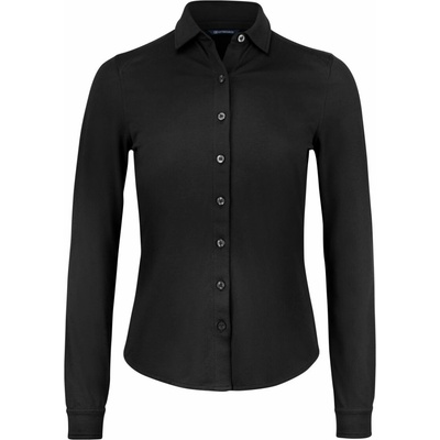 Cutter & Buck 2411 dámská piqué košile s dlouhým rukávem black