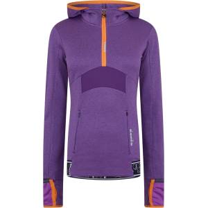 Diadora Фланелка с къс ръкав Diadora Women's L. Warm Up Winter Short Sleeve Performance Gym Top - Winter Purple