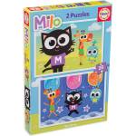 Educa Пъзел Educa от 2 x 20 части - Milo (EDU19541) - baby