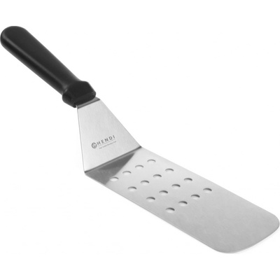 Lopatka perforovaná 210x73 mm | HENDI, 855720 inox,černý