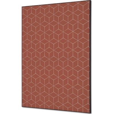 Jansen Display Textilní dekorace na zeď A1 Hexagon rezavý, 594 x 841 mm