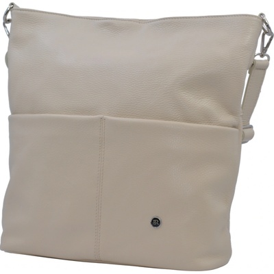 Bright dámská kožená kabelka Smetanová 32 x 12 x 18 XBR24-ACH155007-35DOL