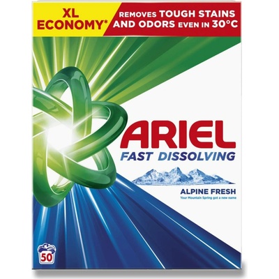 Ariel Alpine Fresh Prášek Mountain Spring 2,75 kg 50 PD