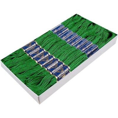 Příze vyšívací Mouline Niťárna Varianta: 6182 Kelly Green, Balení: 24 ks