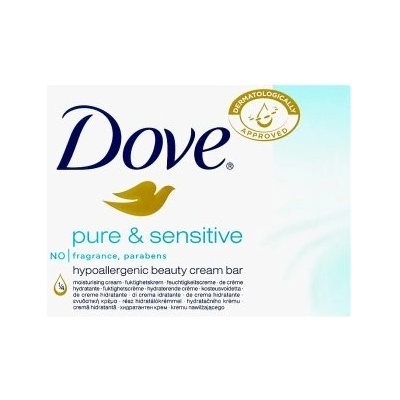 Dove Pure & Sensitive hypoalergenní toaletní mýdlo 100 g