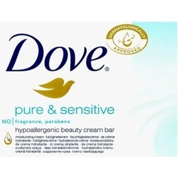 Dove Pure & Sensitive hypoalergenní toaletní mýdlo 100 g