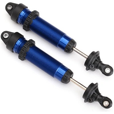 Traxxas tlumič GTR 134 mm modrý se závitem 2