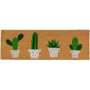 Unimasa Изтривалка от кокосови влакна 25x75 cm Cactus - Casa Selección (805342)