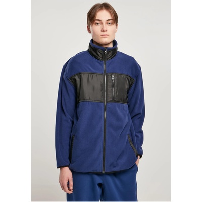 Urban Classics Мъжко поларено яке в син цвят Urban CLassics Fleece JacketUB-TB5533-04008 - Черен, размер XXL