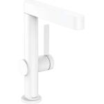 Hansgrohe Finoris - Смесител за мивка 230, с Push-Open чучур и въртящ се чучур, бял мат 76060700 (76060700)