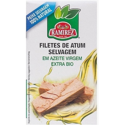 Ramirez Filety tuniaka v bio extra panenskom olivovom oleji 120 g