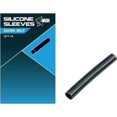 Nash Hadičky Silicone Sleeves Dark Silt 15 ks