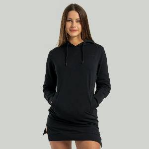 GymBeam STRIX Дамски суичър ALPHA Longline Black S