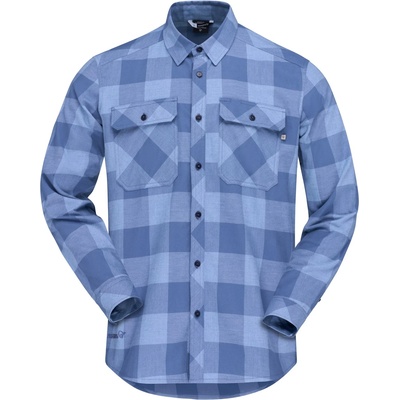 Norrøna Мъжка риза с копчета Norrøna Femund Flannel Lightweight Shirt - Frozen Fjord (033-3173-0113)
