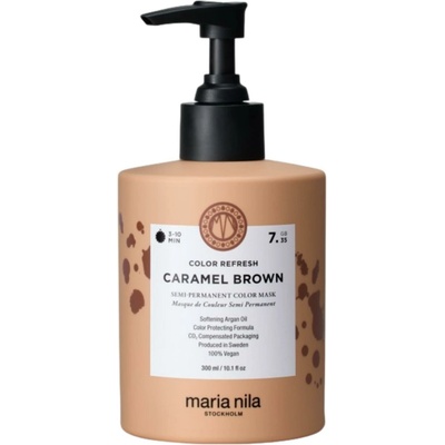 Maria Nila Color Refresh Caramel Brown 7.35 Mask 300 ml