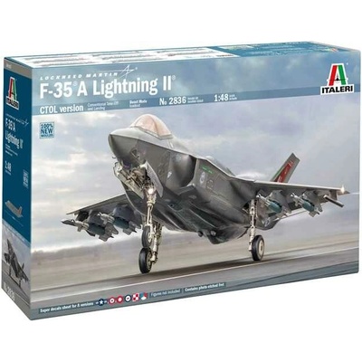 Italeri Model Kit letadlo 2836 F-35A Lightning II Beast Mode 1:48