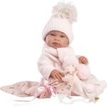Llorens 84338 NEW BORN МОМИЧЕ - реалистична кукла бебе с цяло винилово тяло - 43 см (4-84338)